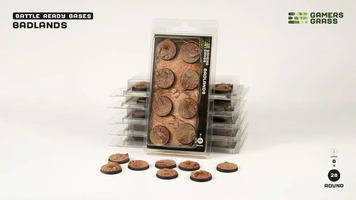 Кругла основа - Безплідні землі (28 мм / 8 шт) GamersGrass Bases By Shape Badlands (Round) GGB-BLR28 GGB-BLR28 фото