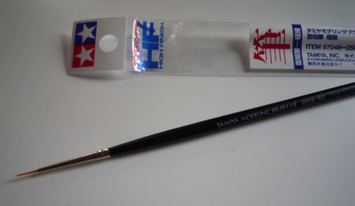 Тонкий пензель (Pointed Brush Fine) Tamiya Modeling Brush HF 87049 TAM87049 фото