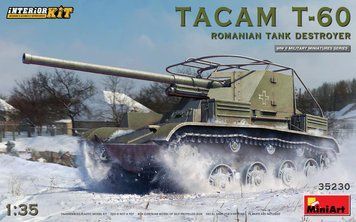 Румынский истребитель танков 1/35 TACAM Т-60 Interior Kit MiniArt 35230 , сборная модель пт-сау ТАКАМ Миниарт MA35230 фото