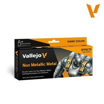 Набор красок &laquo;НЕ-металлик металл&raquo; NMM (Non-Metallic Metal) 8 шт Vallejo Game Color 72193 VAL 72193 фото