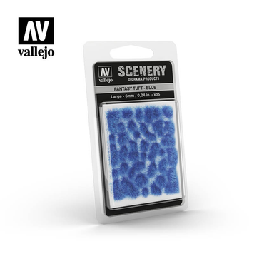Матеріал для деталювання Фентезійна блакитна трава 6 мм (Fantasy Tuft Blue) Vallejo VAL SC434 VAL SC434 фото