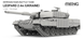 Немецкий основной боевой танк 1/35 Leopard 2 A4 (Украина) Meng TS-058 , сборная модель обт Леопард Менг TS-058 фото 2