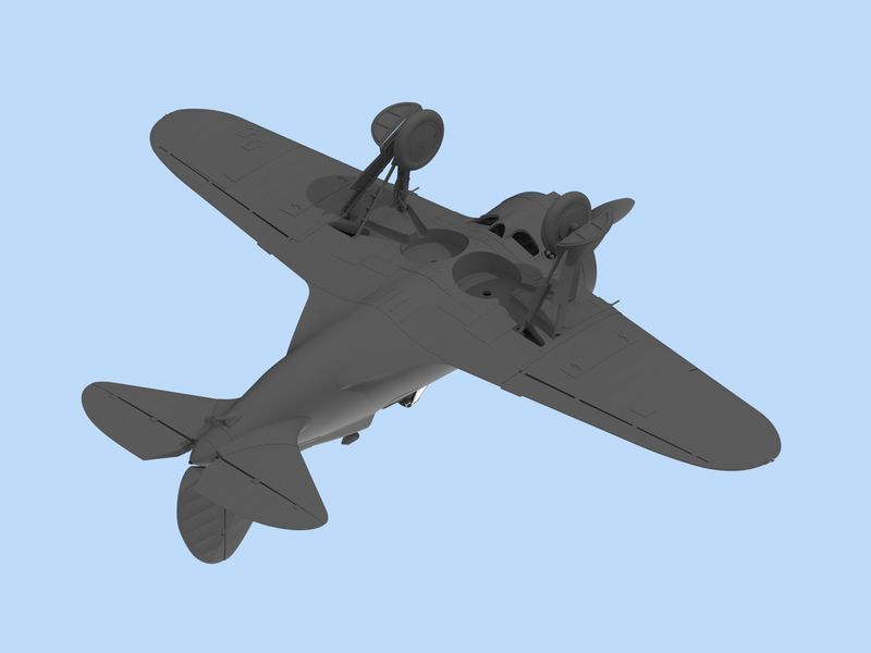 Збірна модель ICM 1/32 I-16 type 24 з радянськими пілотами (1939-1942) (32007) ICM32007 фото