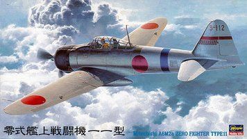 Збірна модель 1/48 японський палубний винищувач Mitsubishi A6m2a Zero Fighter Type 11 Hasegawa 19142 HS19142 фото