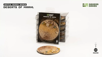 Декорована основа (Круг) - Пустелі Маала (100 мм / 1 шт) GamersGrass GGB-DR100 GGB-DR100 фото