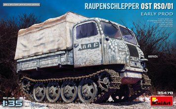 Німецький всюдихідний тягач 1/35 Raupenschlepper Ost RSO/01 Early Prod MiniArt 35478 , збірна модель Мініарт MA35478 фото