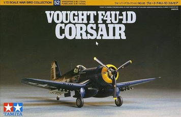 Американский палубный истребитель 1/72 Vought F4U-1D Corsair Tamiya 60752 , сборная модель истребителя Тамия TAM60752 фото
