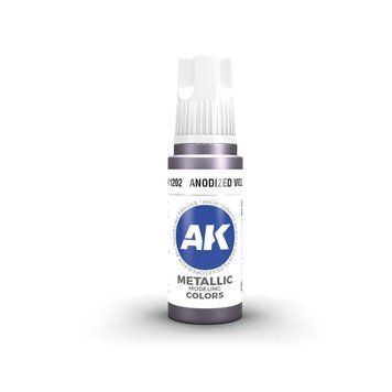 Акриловая краска Анодированный фиолетовый (Anodized Violet) AK-interactive AK11202 AK11202 фото