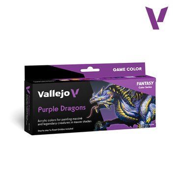 Набор красок &laquo;Пурпурные драконы&raquo; Purple Dragons 8 шт Vallejo Game Color 72194 VAL 72194 фото