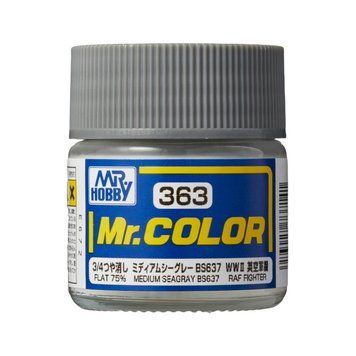 Акрилова фарба Mr.Color Середньо-морська сіра BS637 (Medium Seagray BS637) Mr.Hobby C363 C363 фото