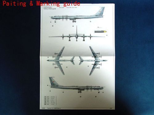 Радянський далекобійний протичовновий літак 1/72 Ту-142МР (Bear-J) Trumpeter 01609 , збірна модель Туполев TR01609 фото