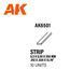Полістирольна стріпса для моделювання (Styrene Strip) 0.30 x 0.50 x 350 мм 10 шт AK-Interactive AK6501 AK6501 фото 3