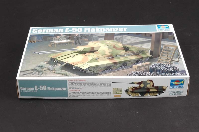Немецкая самоходная зенитная установка 1/35 E-50 Flakpanzer Trumpeter 01537 , сборная модель Флак Трумпетер TR01537 фото