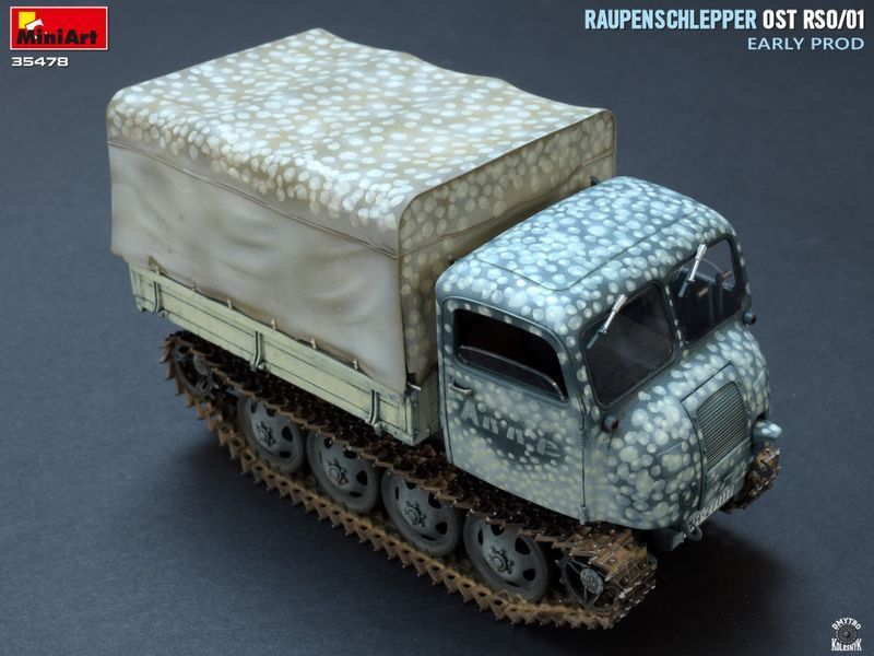 Німецький всюдихідний тягач 1/35 Raupenschlepper Ost RSO/01 Early Prod MiniArt 35478 , збірна модель Мініарт MA35478 фото