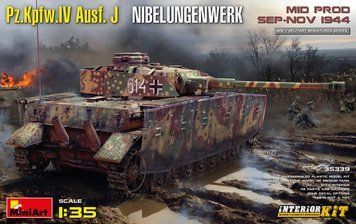 Німецький танк 1/35 Pz.Kpfw. IV Ausf. J Nibelungenwerk Mid Prod вересень-листопад 1944 MiniArt 35339 MA35339 фото