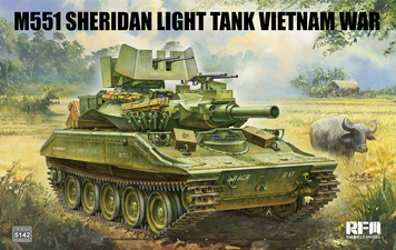 Американский легкий танк 1/35 M551 Sheridan (Vietnam War) Rye Field Model 5142 , сборная модель Шеридан РФМ RM-5142 фото