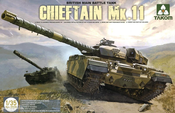 Британский основной боевой танк 1/35 Chieftain Mk.11 Takom 2026 , сборная модель танк Чифтэйн Таком TK2026 фото