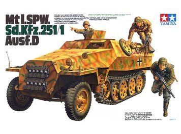 Немецкий бронетранспортер 1/35 Mtl. SPW Sd.Kfz.251/1 Ausf.D Tamiya 35195 , сборная модель Тамия TAM35195 фото