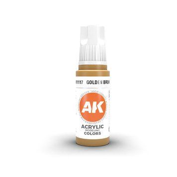 Акрилова фарба Золотисто-коричневий (Golden Brown) AK-interactive AK11117 AK11117 фото