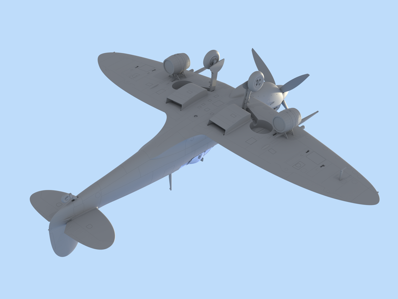 Збірна модель ICM 1/48 Спітфайр Mk.IXC &laquo;Постачання пива&raquo;, Британський винищувач 2 Світовой Війни (48060) ICM48060 фото