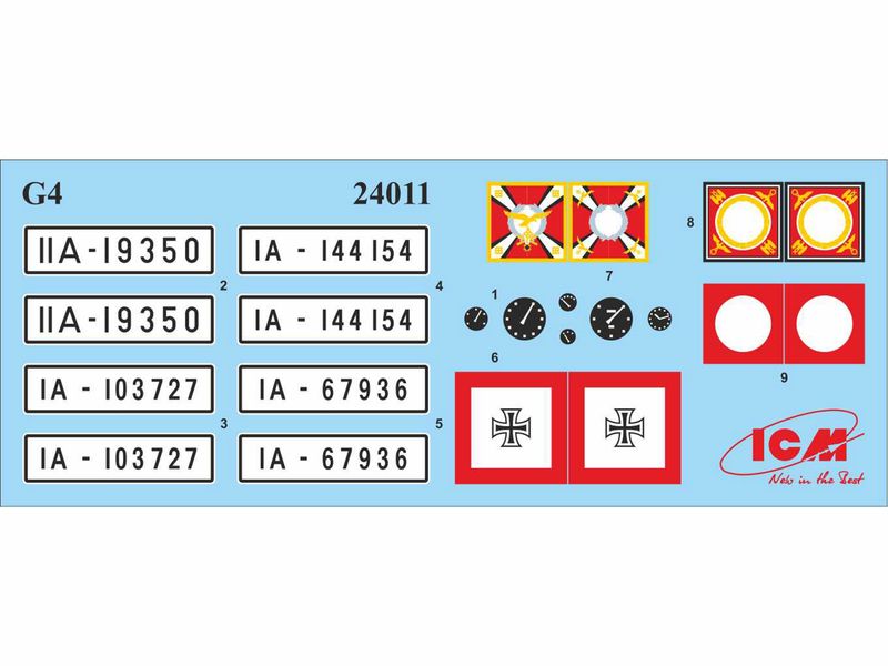 Сборная модель ICM 1/24 Typ G4, Автомобиль немецкого руководства 2 Мировой войны с поднятым тентом 24012 ICM24012 фото