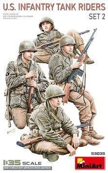Американський танковий десант 1/35 (U.S. Infantry Tank Riders. Set 2) MiniArt 53035 , збірна модель Мініарт MA53035 фото