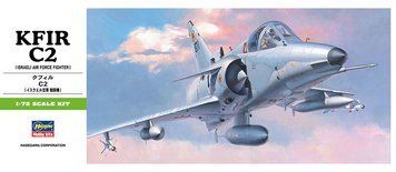 Збірна модель 1/72 ізраїльський винищувач KFIR C2 Hasegawa 00237 HS00237 фото