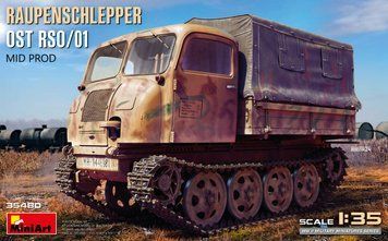 Німецький всюдихідний тягач 1/35 Raupenschlepper Ost RSO/01 Mid Prod MiniArt 35480 , збірна модель Мініарт MA35480 фото