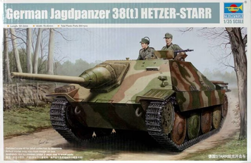 Немецкий опытный истребитель танков 1/35 Jagdpanzer 38(t) Hetzer-Starr Trumpeter 05524 , сборная модель пт-сау TR05524 фото