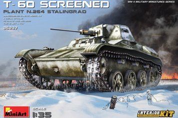 Радянський легкий танк 1/35 Т-60 екранований завод №264 (T-60 Screened Plant No.264) MiniArt 35237 MA35237 фото