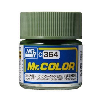 Акрилова фарба Mr.Color Сіро-зелений для літаків BS283 (Aircraft Gray Green BS283) Mr.Hobby C364 C364 фото