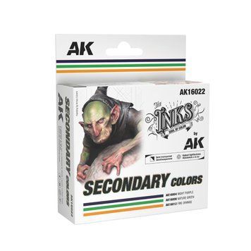 Набір акрилових фарб Вторинні Кольори (Secondary Colors Set The Inks) AK-Interactive AK16022 AK16022 фото
