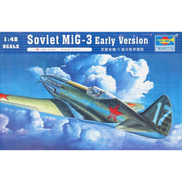 Радянський винищувач 1/48 МіГ-3 ранній Trumpeter 02830 , збірна модель перехоплювач Трумпетер TR02830 фото