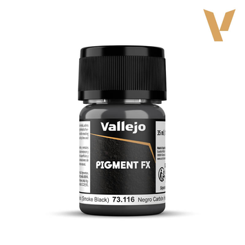 Сухий пігмент - Вугільно-чорний (Димчасто-чорний) (Carbon Black (Smoke Black)) Vallejo Pigment FX VAL 73116 VAL 73116 фото