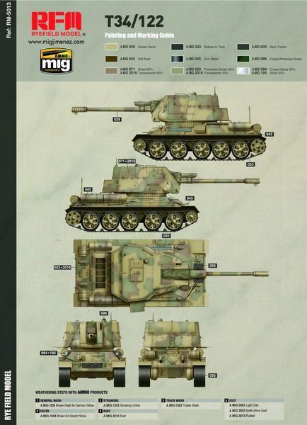 Египетская самоходная артиллерийская установка 1/35 (Egyptian 122 MM Self-Propelled Gun) RFM RM-5013 RM-5013 фото
