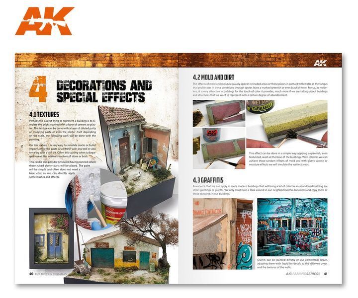 AK Learning 09: здания в диорамах (The Ultimate Guide To Make Buildings In Dioramas) AK-Interactive AK256 AK256 фото