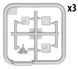 Паливні каністри 1/35 з лійками (Allies Jerry Cans Set WW2) MiniArt 35587 , збірна модель каністр Мініарт MA35587 фото 4