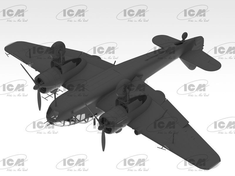 Сборная модель ICM 1/48 Bristol Beaufort Mk.IA с тропическим фильтром 48311 ICM48311 фото