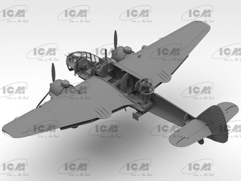 Сборная модель ICM 1/48 Bristol Beaufort Mk.IA с тропическим фильтром 48311 ICM48311 фото