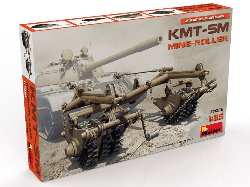 Радянський мінний трал 1/35 КМТ-5М MiniArt 37036 , збірна модель трал КМТ Мініарт MA37036 фото