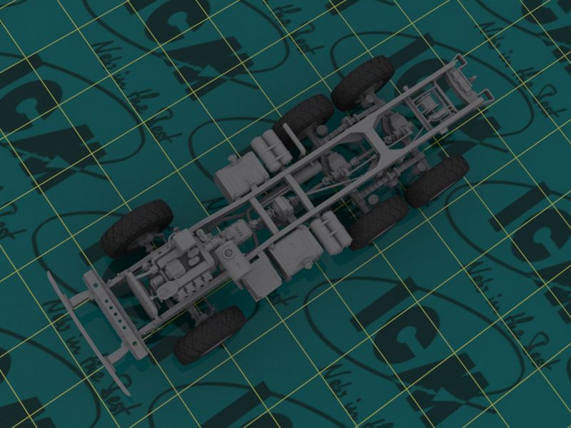 Збірна модель ICM 1/35 Радянський 6-колесний військовий вантажний автомобіль (35001) ICM35001 фото