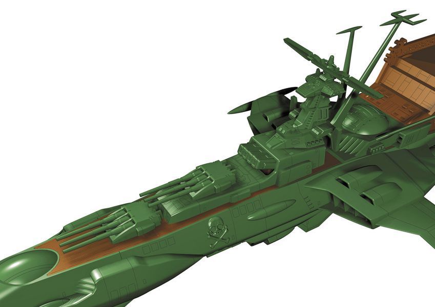 Збірна модель 1/2500 космічний корабель Space Pirate Battleship Arcadia з аніме Галактичний Експрес 999 Hasegawa 64520 HS64520 фото