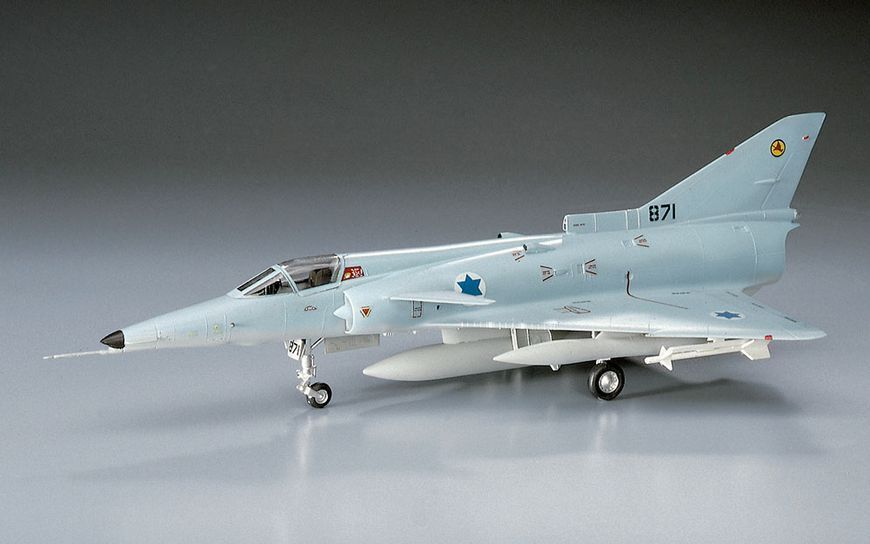 Збірна модель 1/72 ізраїльський винищувач KFIR C2 Hasegawa 00237 HS00237 фото