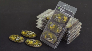Овальна основа - Гірська місцевість (75 мм / 3 шт) GamersGrass Bases By Shape Highland (Oval) GGB-HLO75 GGB-HLO75 фото