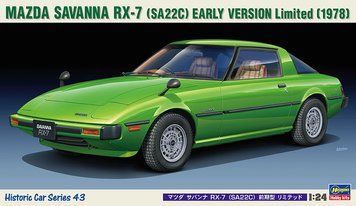 Збірна модель 1/24 японський автомобіль Mazda Savanna RX-7 (SA22C) early version limited Hasegawa 21143 HS21143 фото