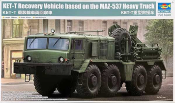 Радянська ремонтно-евакуаційна машина 1/35 КЭТ-Т на базі МАЗ-537 Trumpeter 01079 , збірна модель Трумпетер TR01079 фото