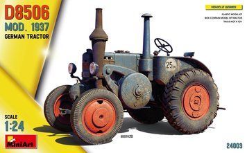 Німецький трактор 1/24 D8506 мод. 1937 MiniArt 24003 , збірна модель Мініарт MA24003 фото