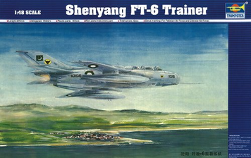 Китайский истребитель 1/48 Shenyang FT-6 Trumpeter 02813 , сборная модель истребитель Шеньянь Трумпетер TR02813 фото