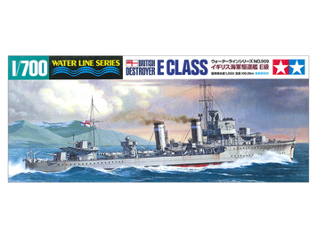Британский эсминец 1/700 E Class Tamiya 31909 , сборная модель эсминец Тамия TAM31909 фото