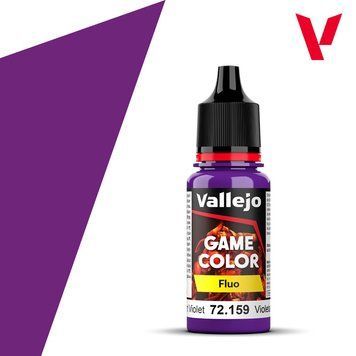 Акрилова фарба Флуоресцентний Фіолетовий (Fluorescent Violet) Vallejo VAL 72159 VAL 72159 фото